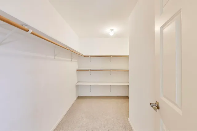 a view of store room with empty racks