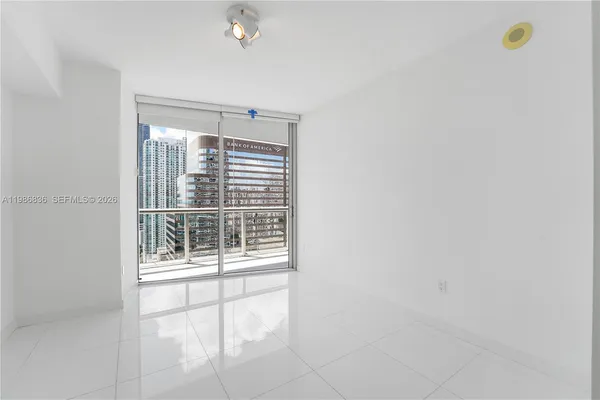 a view of a room with window