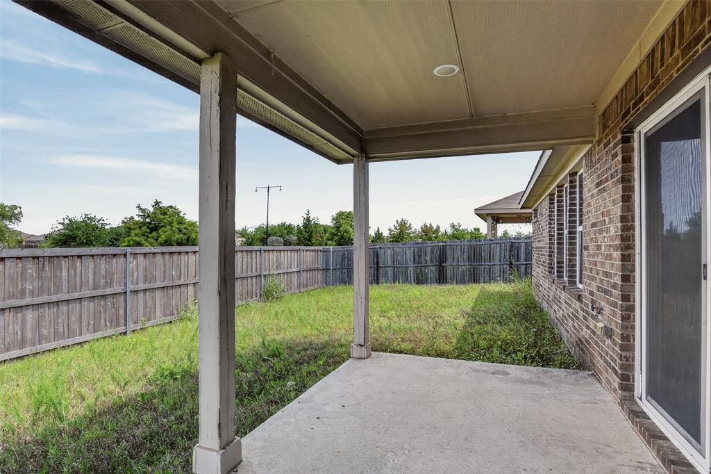 9105 Switchgrass Lane Forney, TX 75126 - Photo 20 of 20 Covered patio featuring a concrete slab and recessed lighting