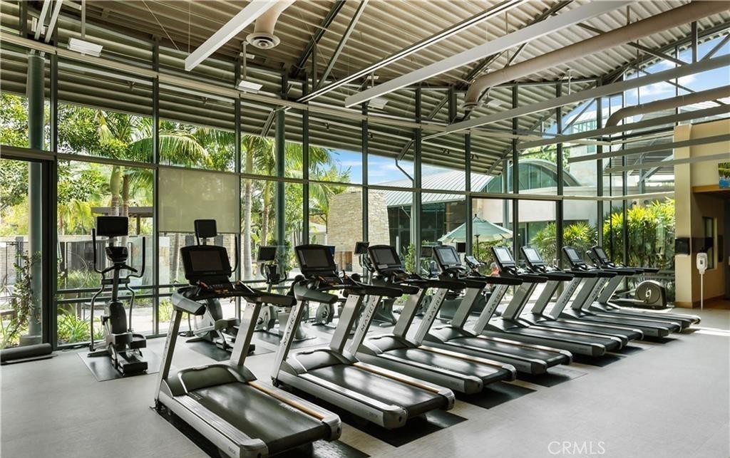 21 Gramercy, Unit 306 Irvine, CA 92612 - Photo 42 of 46 a view of a room with gym equipment