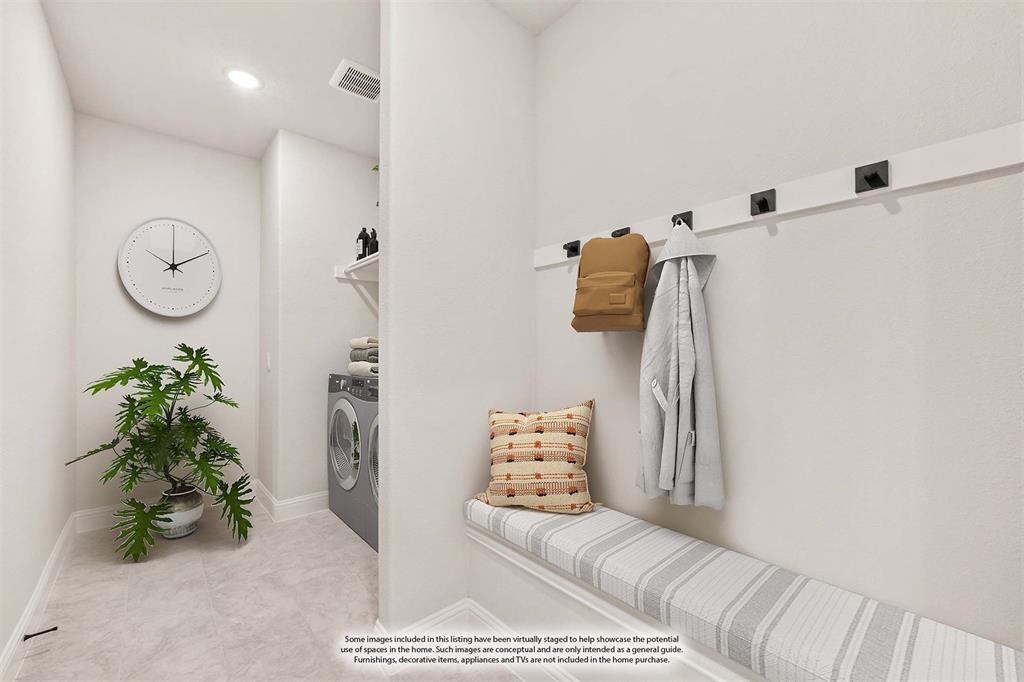 38 Osprey Street Joshua, TX 76058 - Photo 9 of 37 a living room with furniture and a potted plant