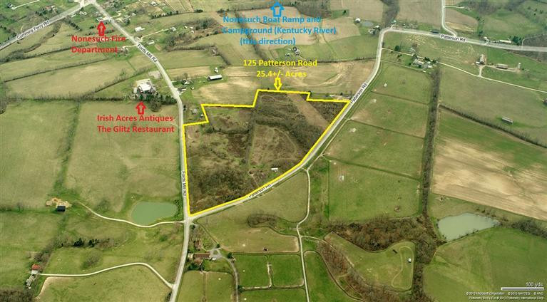 125 Patterson Road Versailles, KY 40383 - Photo 1 of 17 The aerial has been zoomed out to show h