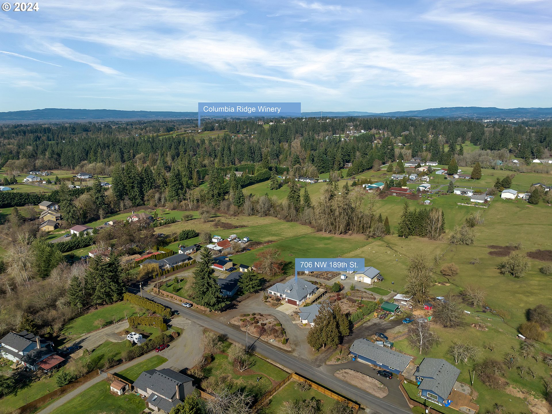 706 Northwest 189th Street Ridgefield, WA 98642 - Photo 42 of 43 Drone View/UAV