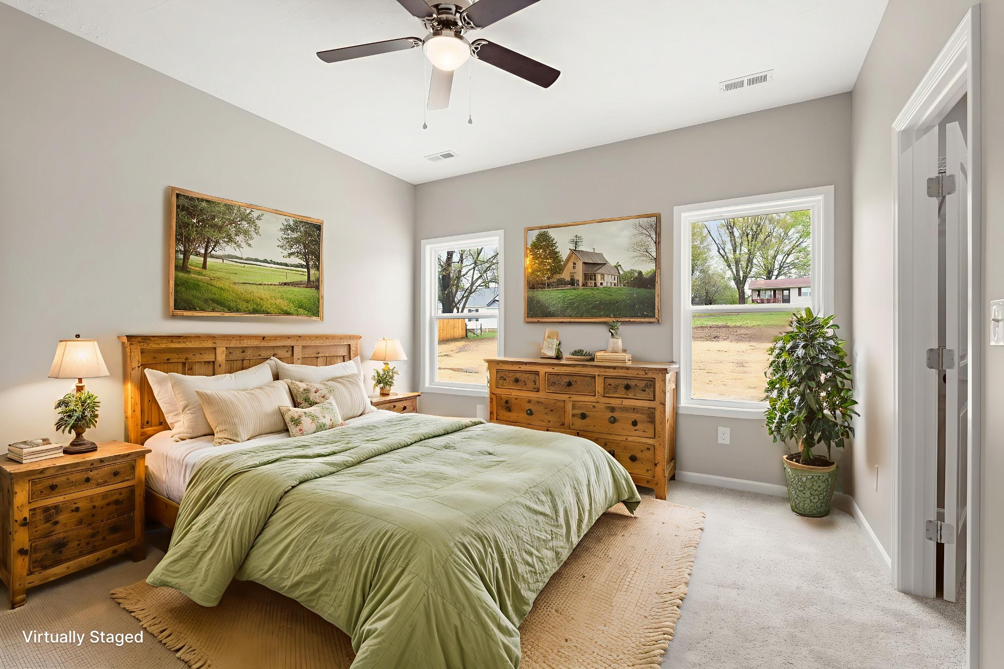 803 Shepard Street South Winchester, TN 37398 - Photo 6 of 33 a bedroom with a bed and a flat screen tv