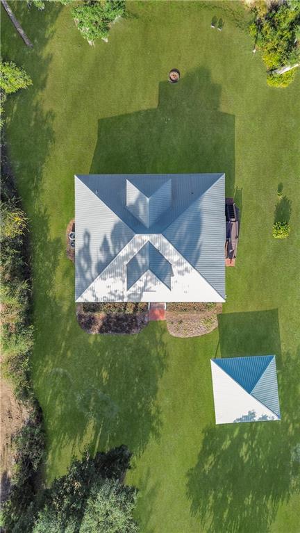 1261 Otter Slide Loop Townsend, GA 31331 - Photo 52 of 52 an aerial view of a house with a yard
