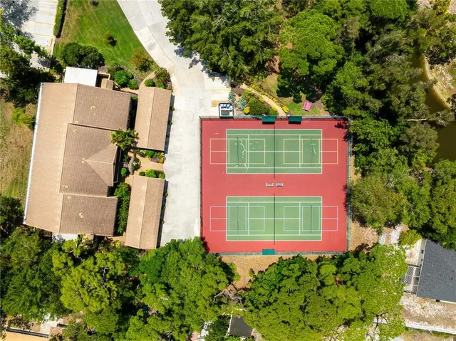 a bird view of building