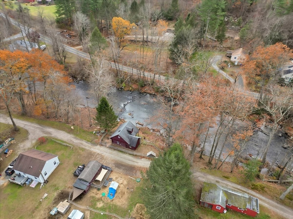 4 Stage Road Huntington, MA 01050 - Photo 28 of 32 an aerial view of a house with a yard