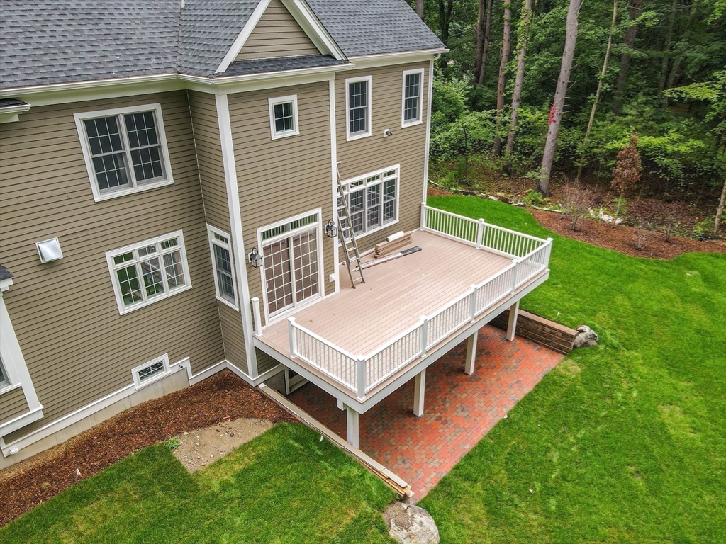 262 Meadowbrook Road Dedham, MA 02026 - Photo 31 of 37 a aerial view of a house with a yard and deck