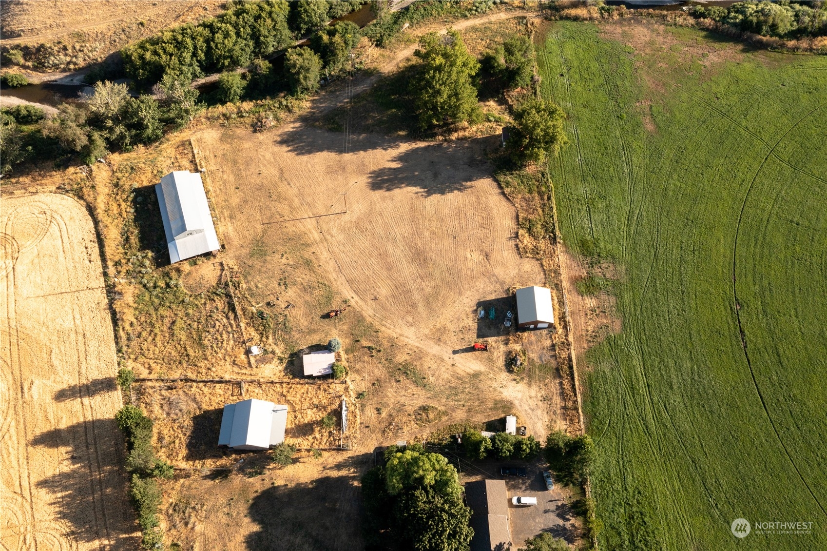 216 Tucannon Road Dayton, WA 99328 - Photo 29 of 39 an aerial view of residential houses with outdoor space