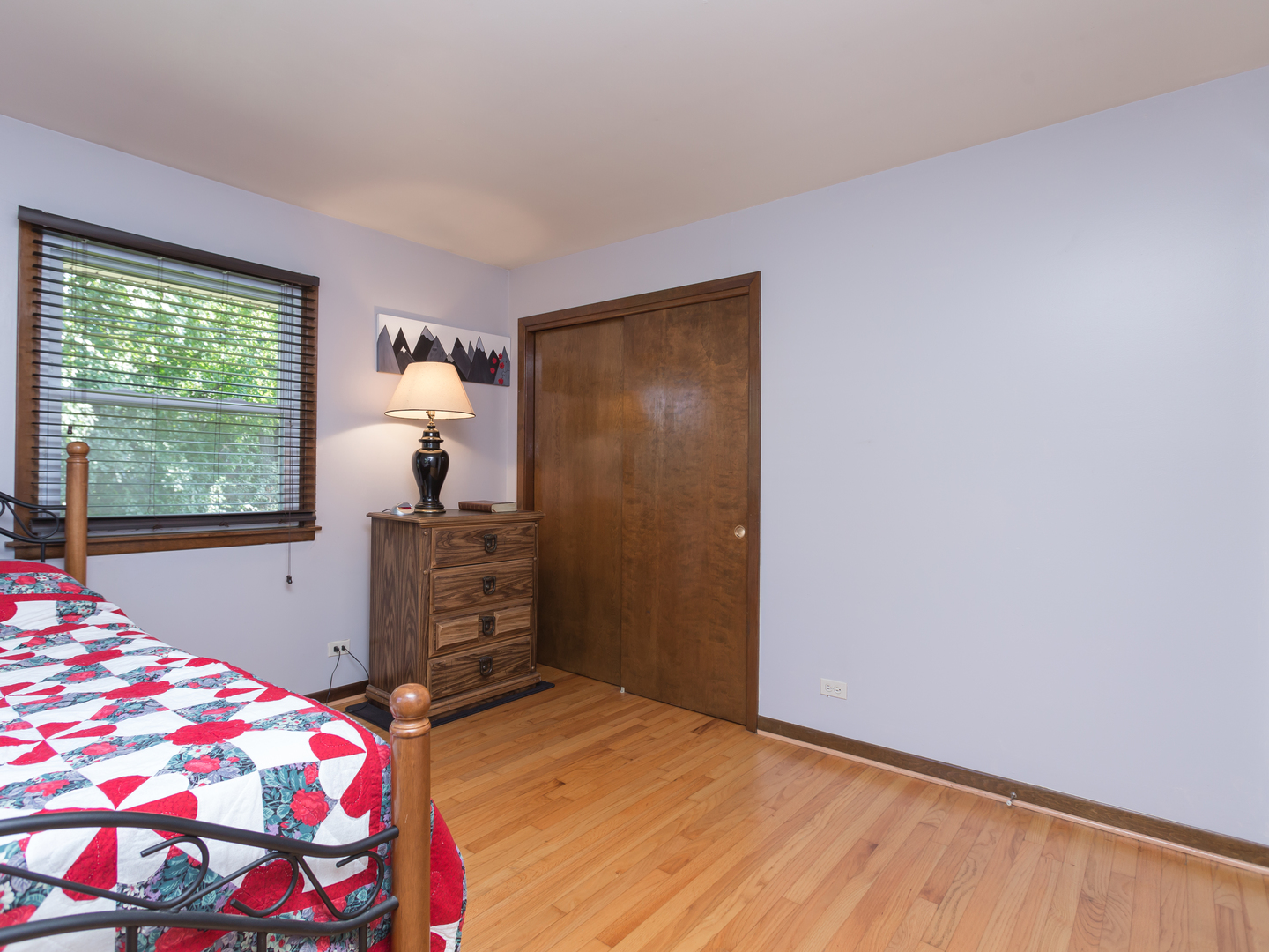 111 East Devon Avenue Bartlett, IL 60103 - Photo 9 of 20 a bedroom with a bed and wooden floor