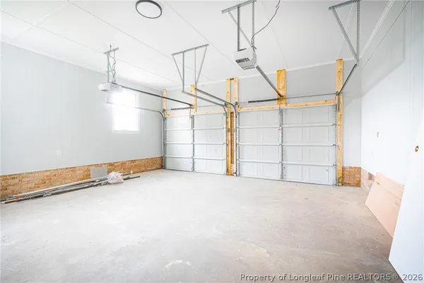 a view of a room with storage and utility room