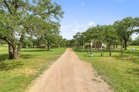 a view of a park with tree s