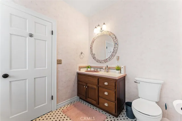 a view of a city with a mountain