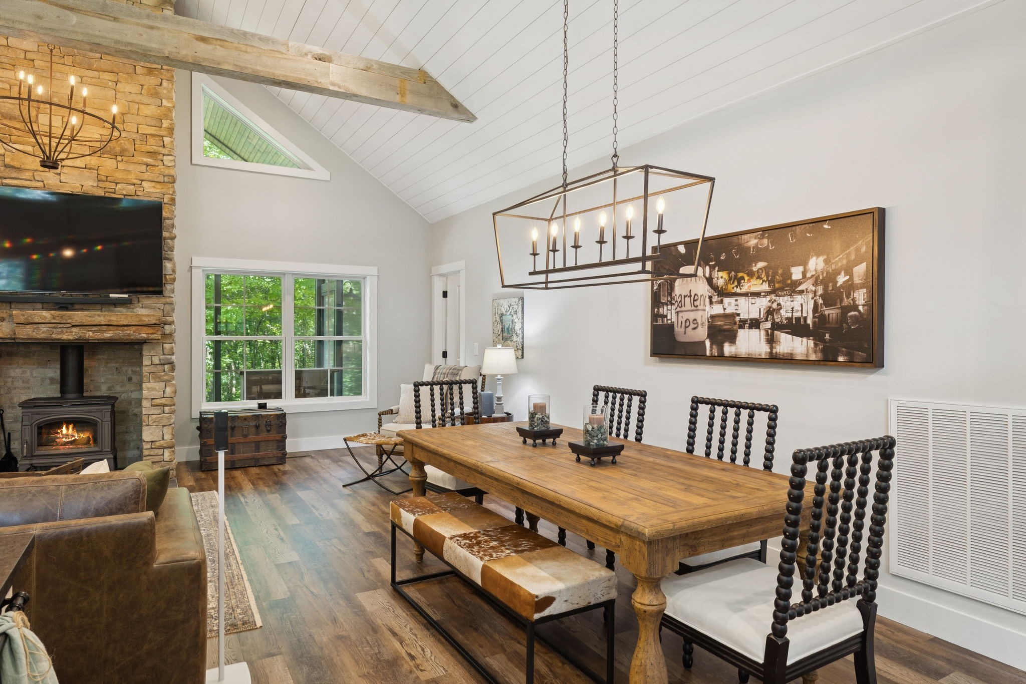 7903 Daugherty-Capley Road Primm Springs, TN 38476 - Photo 20 of 92 a view of a dining room with furniture window and outside view