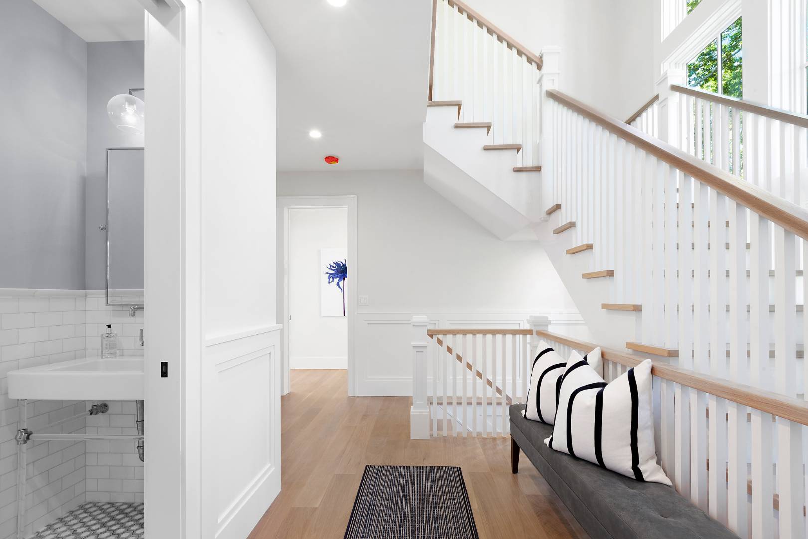 8 Greenway Drive East Hampton, NY 11937 - Photo 17 of 38 a view of entryway with wooden floor