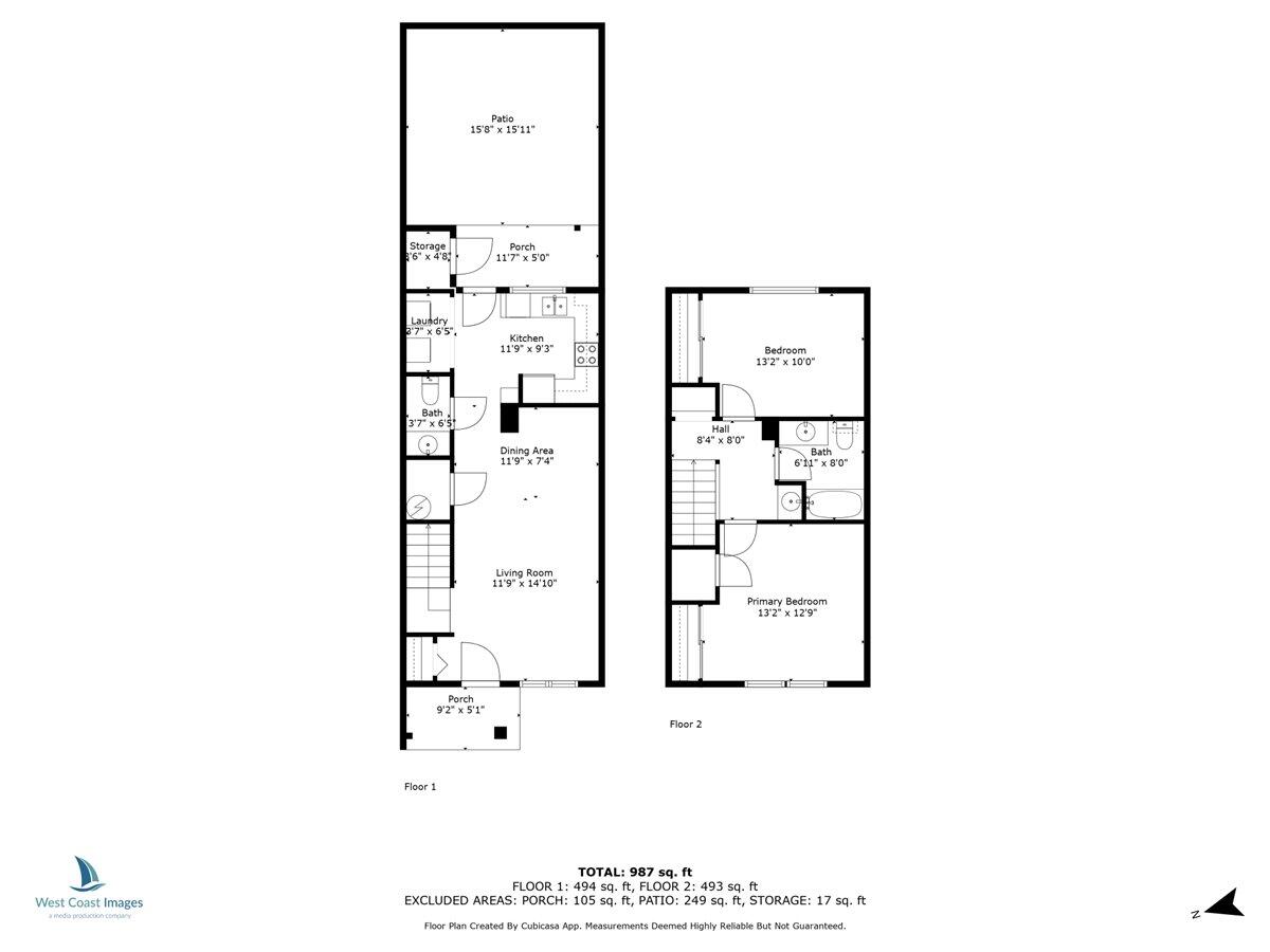 450 Midway Road, Unit 40 Medford, OR 97501 - Photo 27 of 27 Both floors with dimensions
