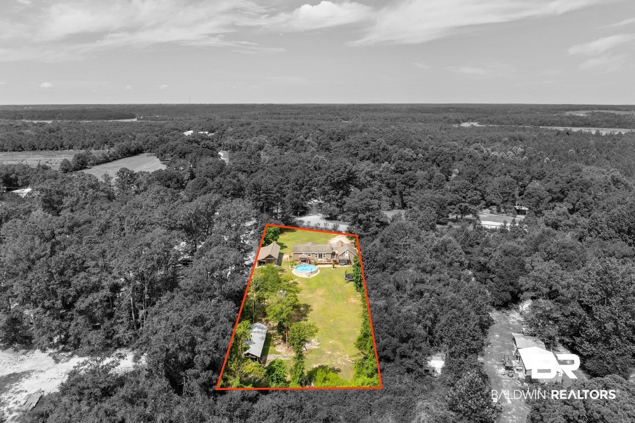 4510 Brannon Road Wilmer, AL 36587 - Photo 2 of 36 Birds eye view of property