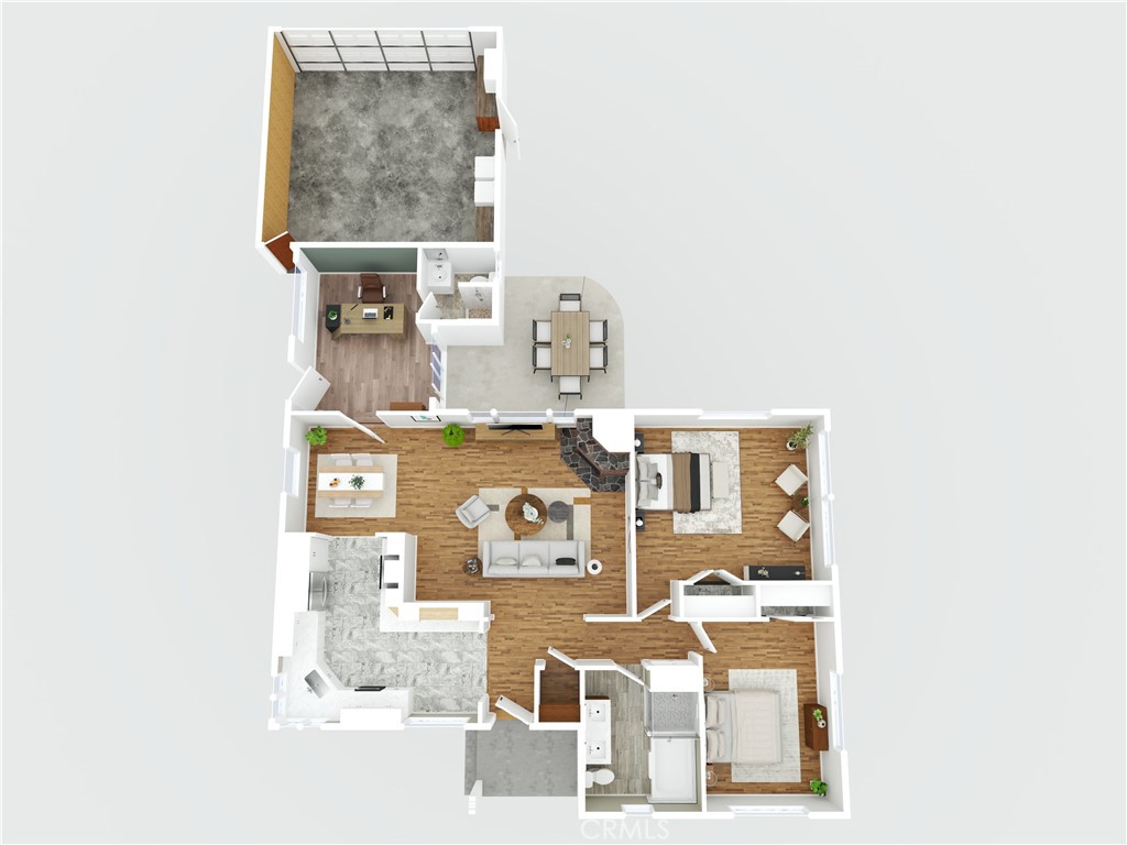 10006 Van Ruiten Street Bellflower, CA 90706 - Photo 40 of 41 Digital 3D Floor Plan