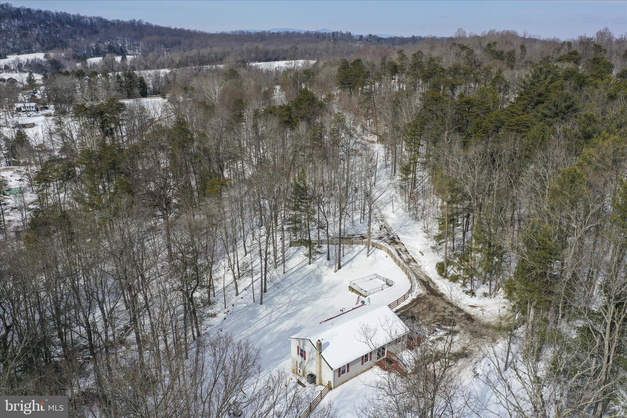 444 Castleton Ford Road Castleton, VA 22716 - Photo 62 of 64 a view of outdoor space with mountain view