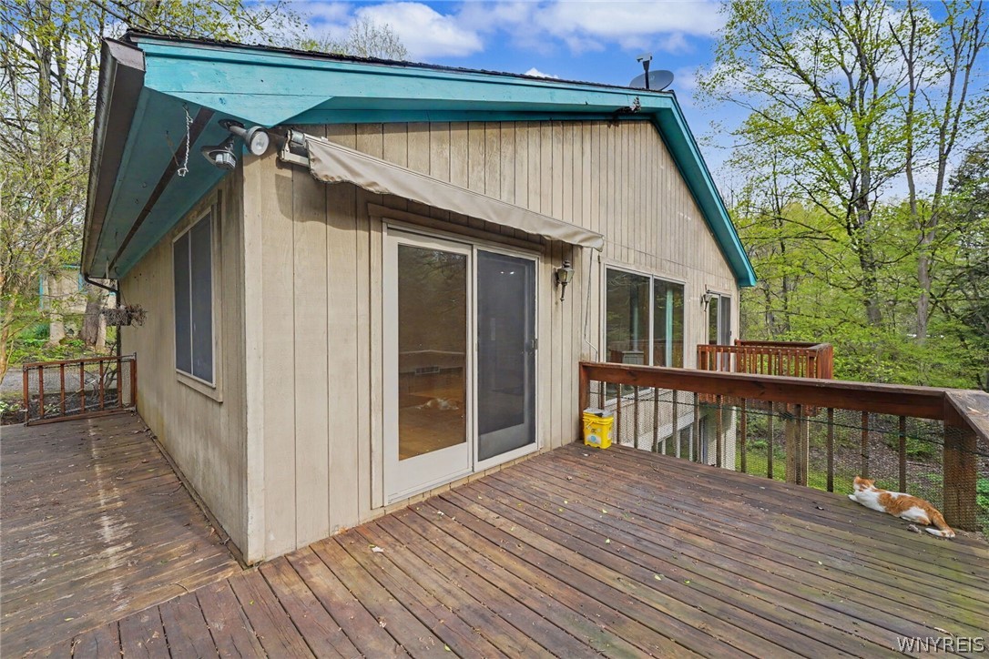 13389 West Schutt Road Sardinia, NY 14030 - Photo 4 of 34 13389 Schutt - Deck View -1