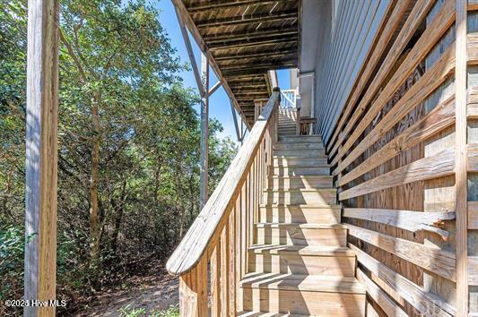 758 Fish Crow Court Corolla, NC 27927 - Photo 5 of 31 Ground Stairs to Deck Left