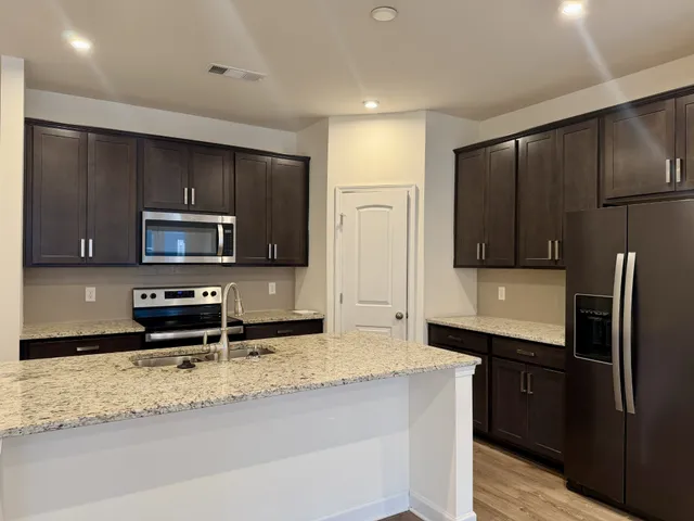 a empty closet with white paint