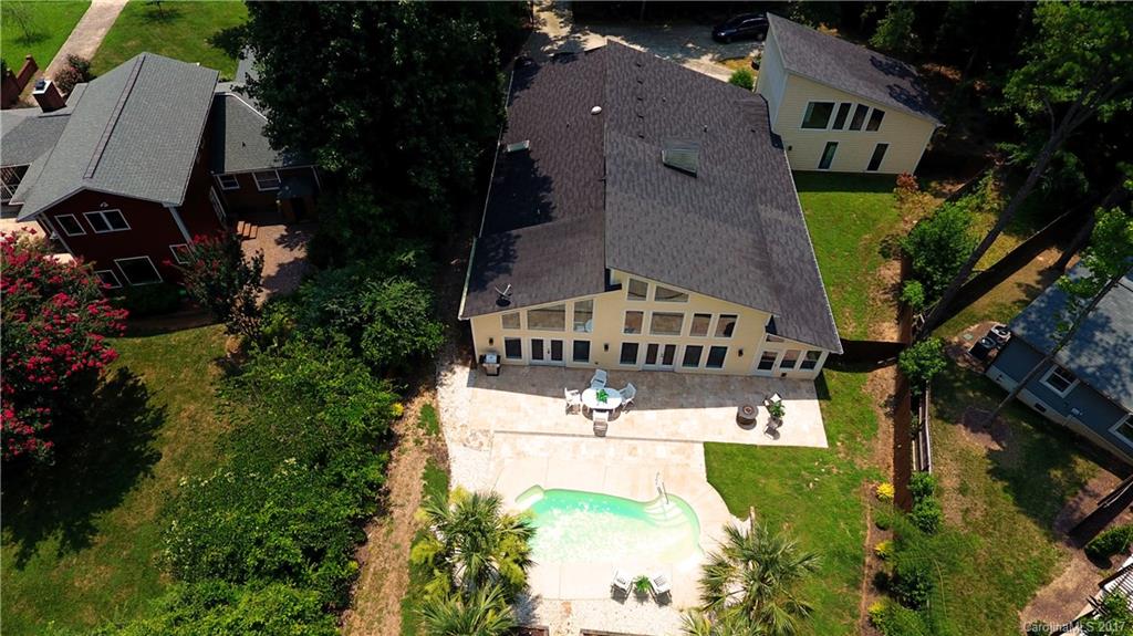 101 Heathwood Road Charlotte, NC 28211 - Photo 24 of 24 an aerial view of a house with a garden