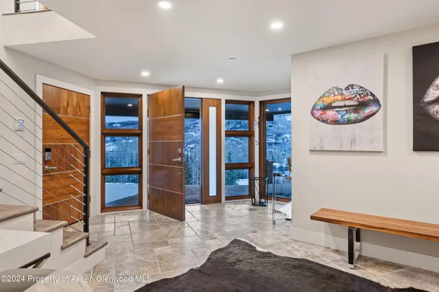 a view of entryway and hall