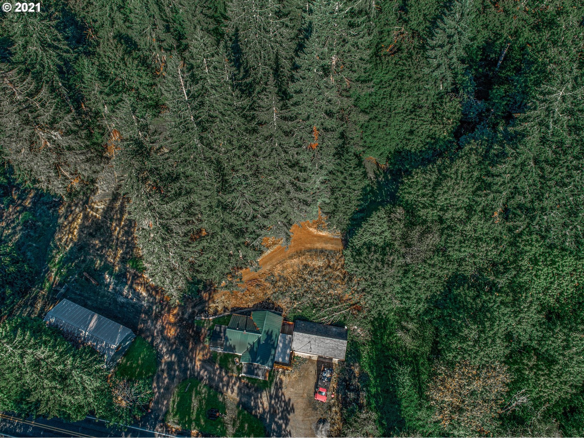17707 Southeast Amisigger Road Boring, OR 97009 - Photo 22 of 23 an aerial view of a house with a yard and tree s