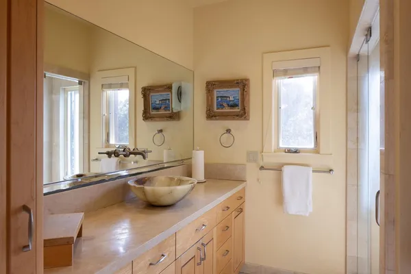 a room with storage and utility
