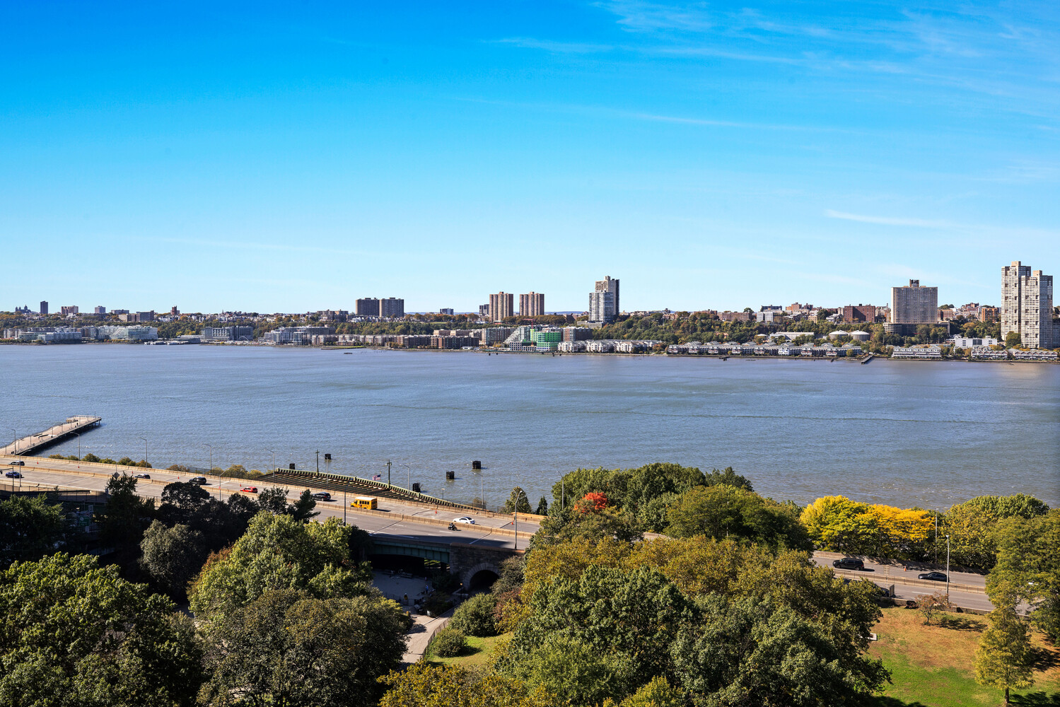 11 Riverside Drive, Unit 15HW Manhattan, NY 10023 - Photo 2 of 14 a view of a lake with houses
