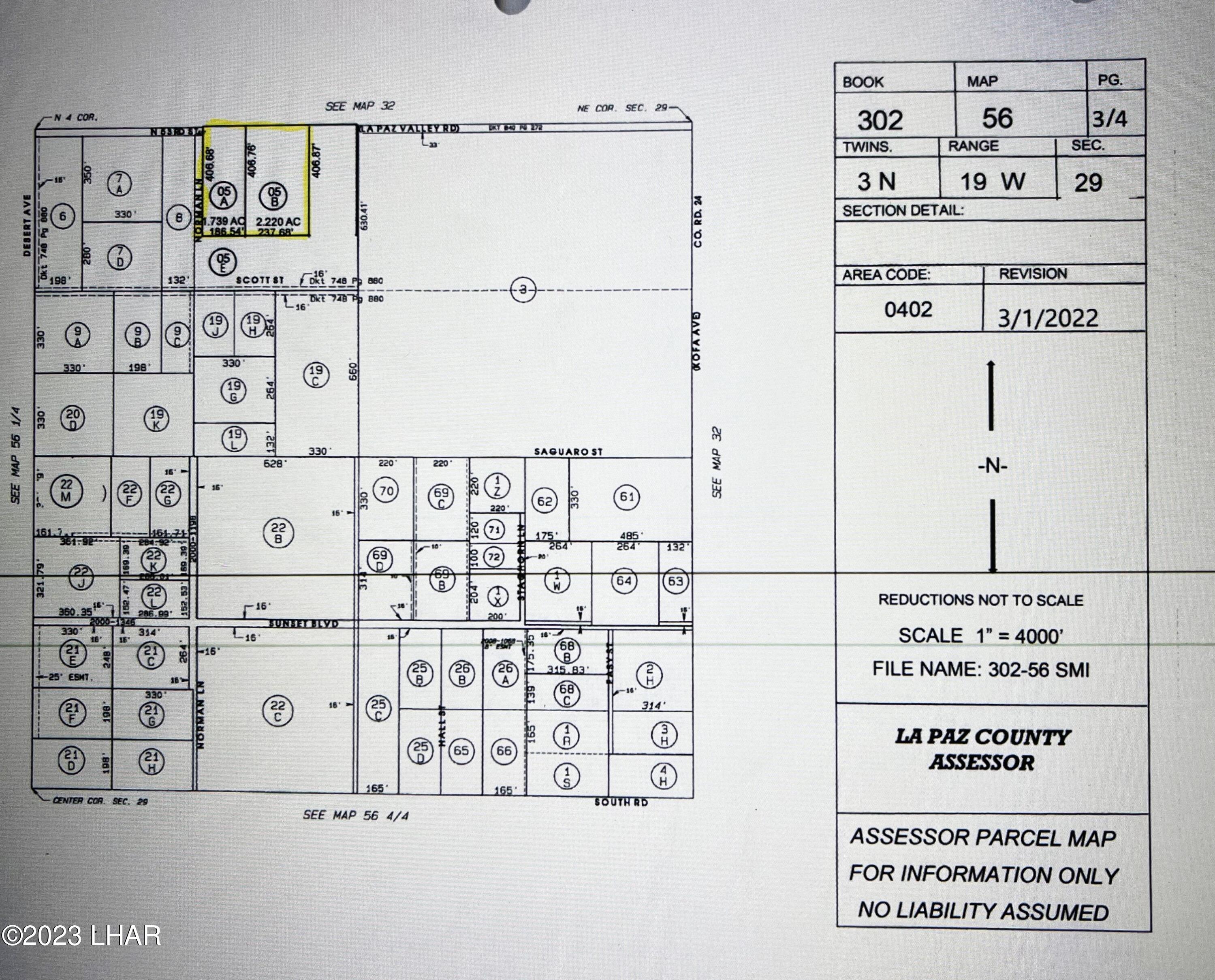 29700-0 La Paz Valley Road Quartzsite, AZ 85346 - Photo 2 of 10 Plat Map
