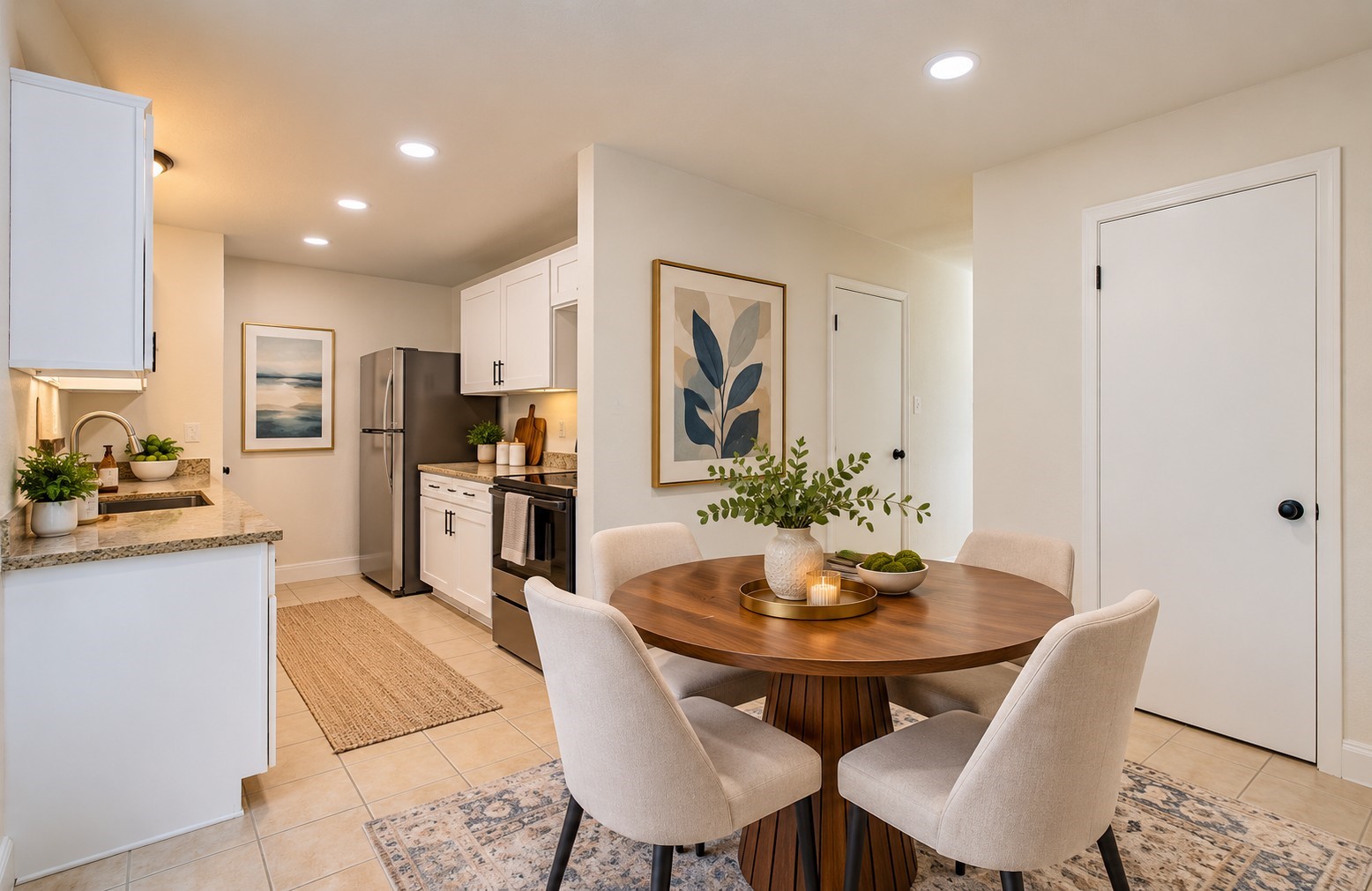 9843 Ribbonwood Street Houston, TX 77078 - Photo 8 of 24 Virtually Staged Dining Area