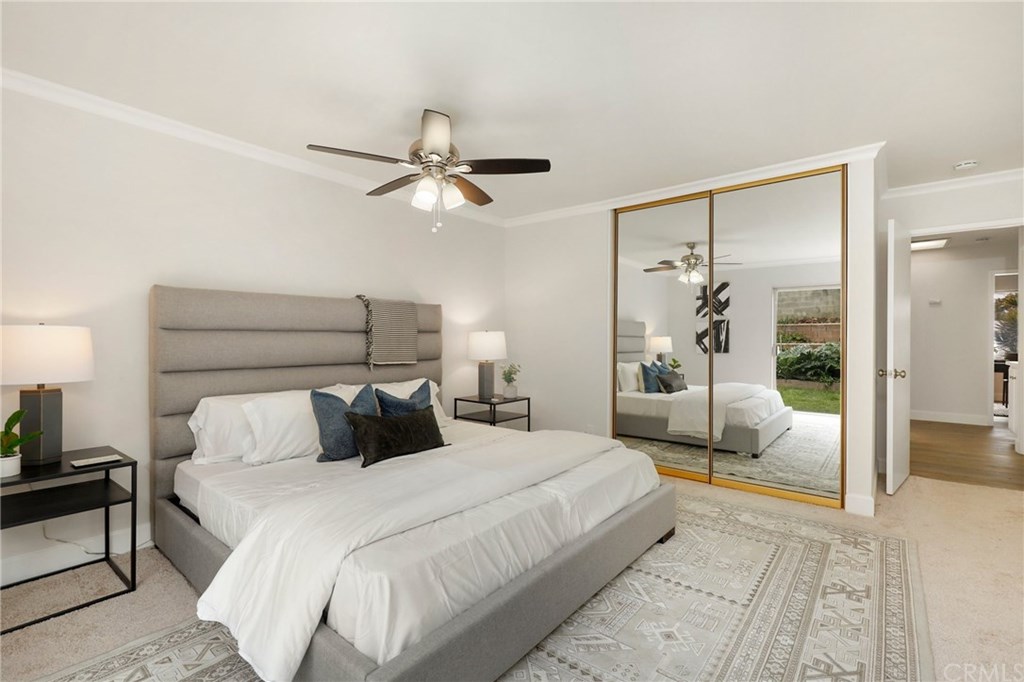 456 Castlegate Lane Brea, CA 92821 - Photo 24 of 40 One closet with mirrored doors and a separate walk-in closet