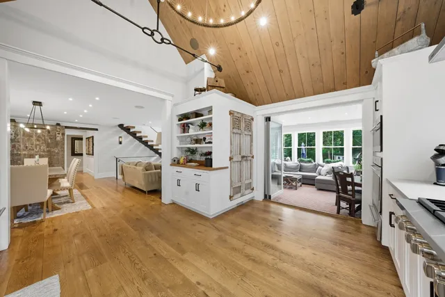 a very nice looking room with a large window