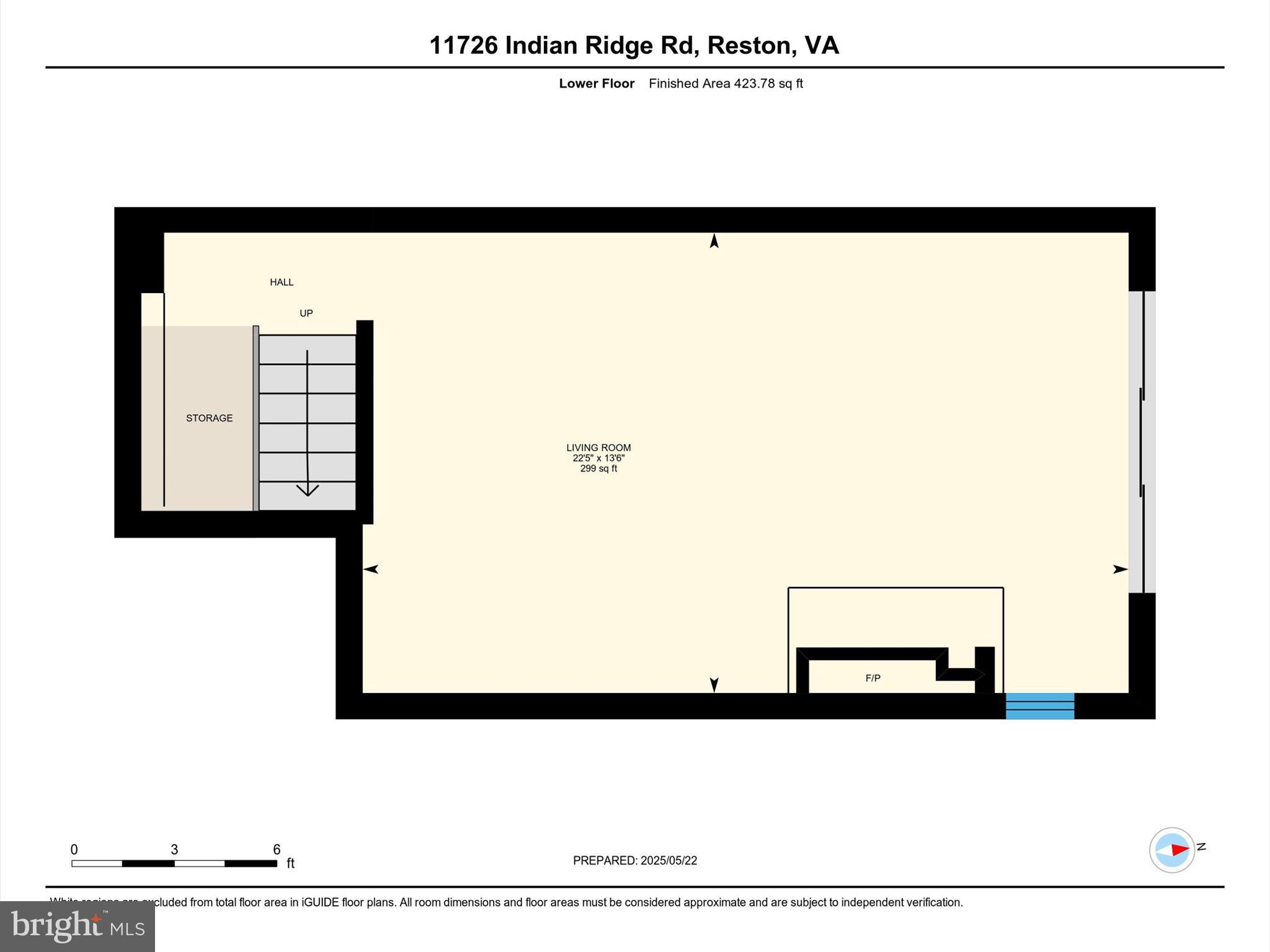 11726 Indian Ridge Road Reston, VA 20191 - Photo 67 of 67 Professional Floorplan / Lower Level
