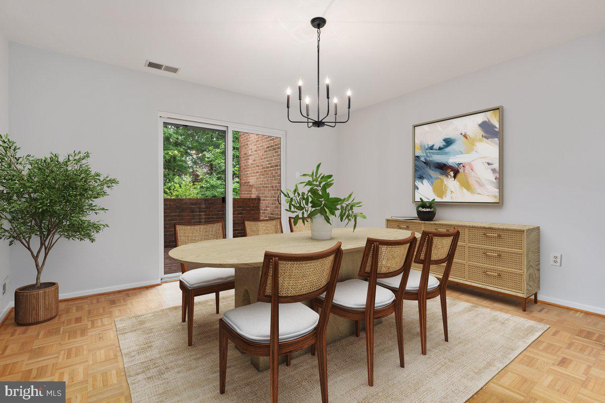 11726 Indian Ridge Road Reston, VA 20191 - Photo 6 of 67 a view of a dining room with furniture window and wooden floor