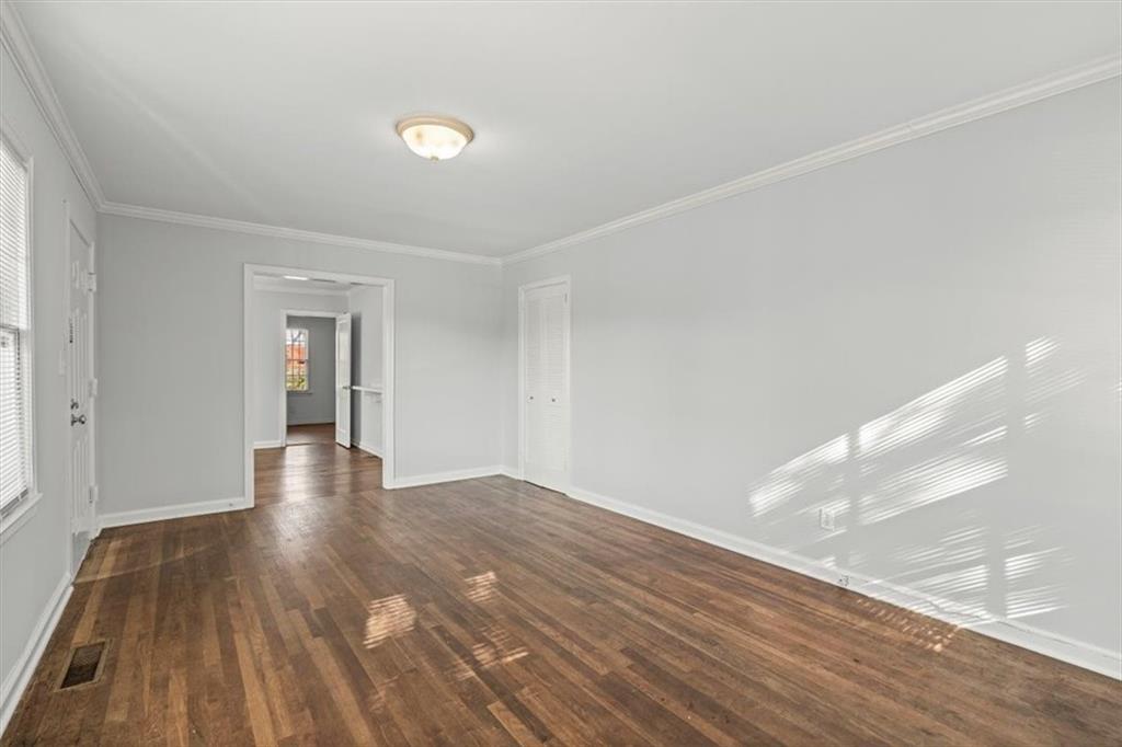 449 10th Street Northwest Atlanta, GA 30318 - Photo 7 of 40 a view of a livingroom with wooden floor