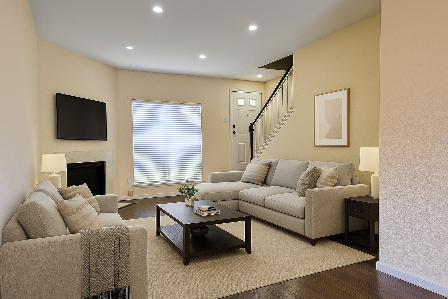 1515 Sandy Springs Road, Unit 1903 Houston, TX 77042 - Photo 3 of 24 Virtually Staged Living room. Kickback and relax in this living room!
