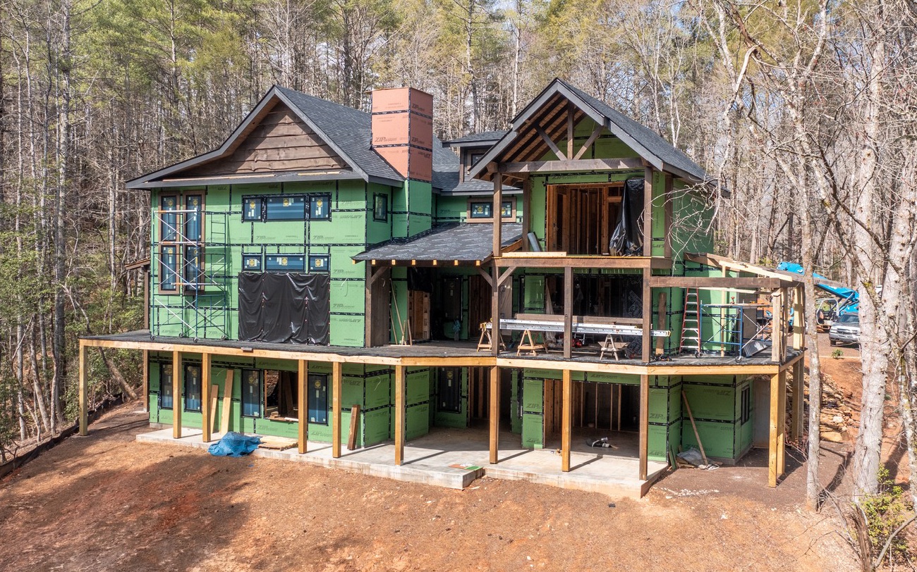 40 My Way Blue Ridge, GA 30513 - Photo 5 of 23 a front view of a house with a yard and potted plants