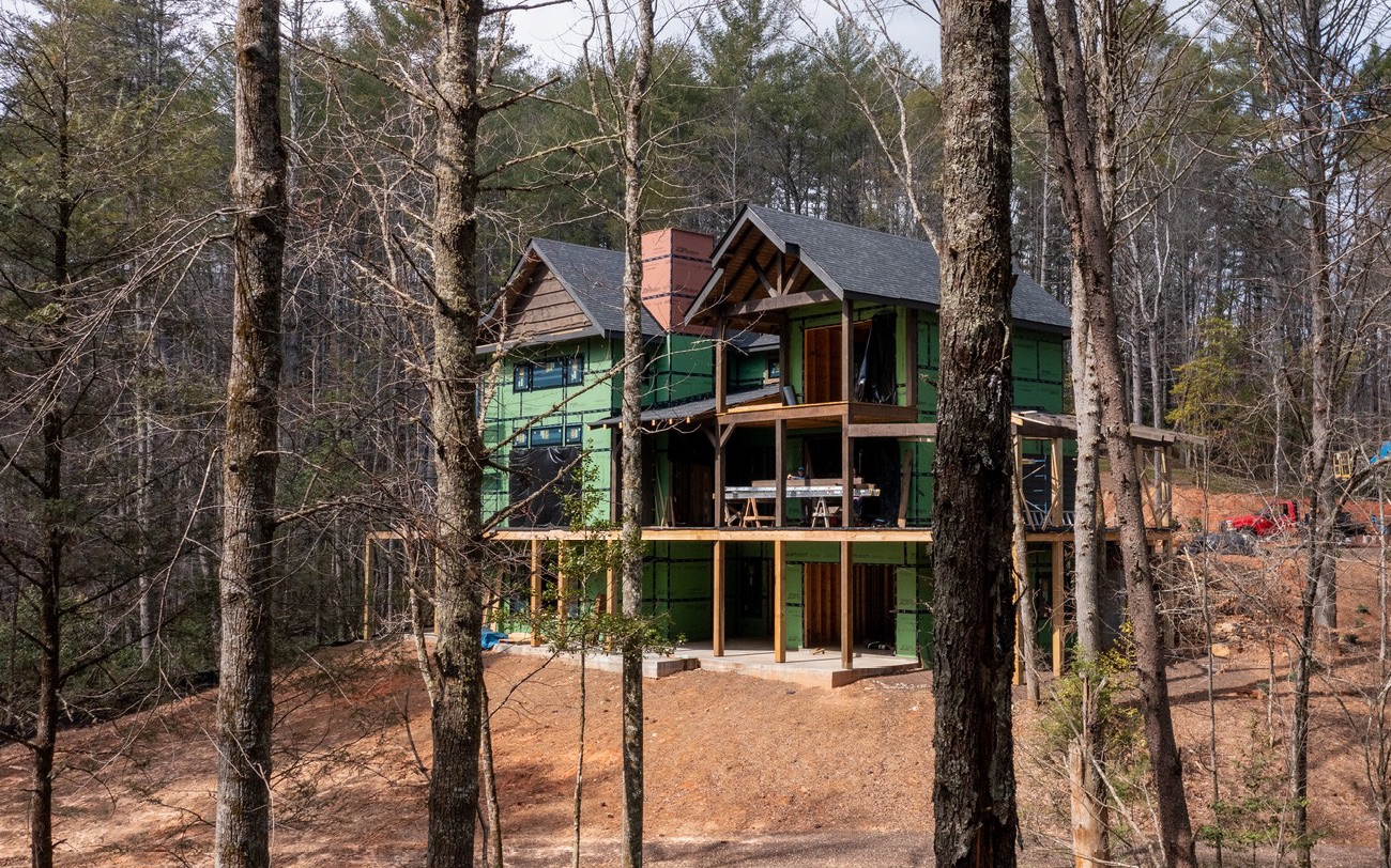 40 My Way Blue Ridge, GA 30513 - Photo 7 of 23 a front view of a house with a yard