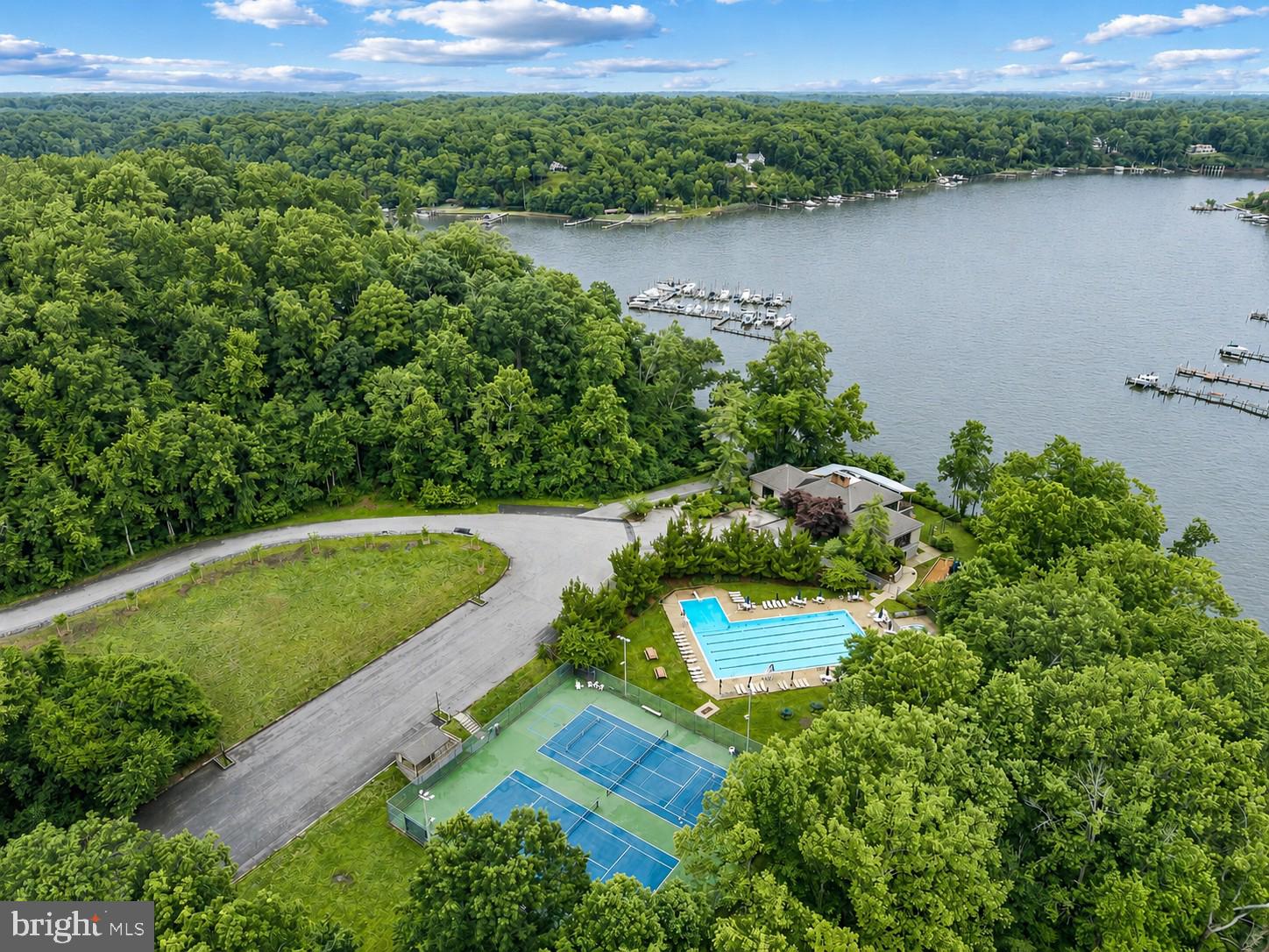 3484 Olympia Road Davidsonville, MD 21035 - Photo 44 of 50 an aerial view of a house with a lake view