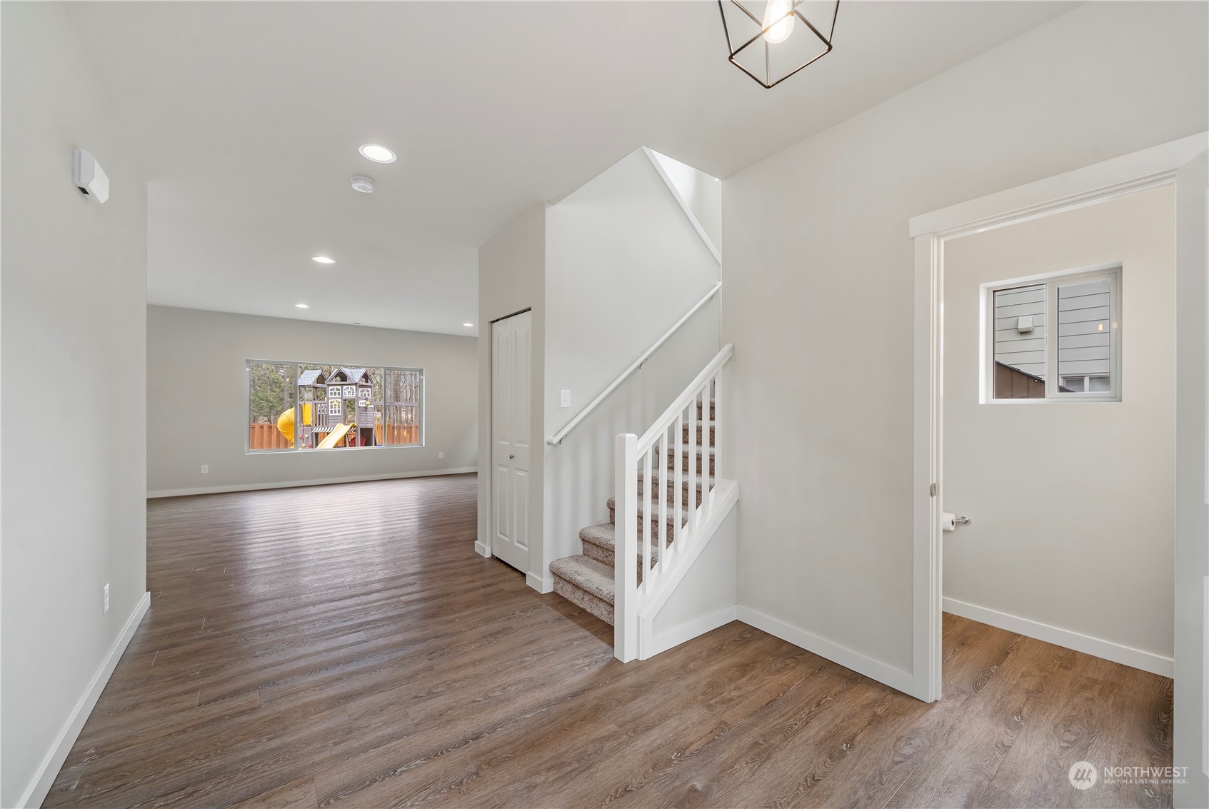 362 Partlon Street Buckley, WA 98321 - Photo 5 of 40 a view of entryway with wooden floor