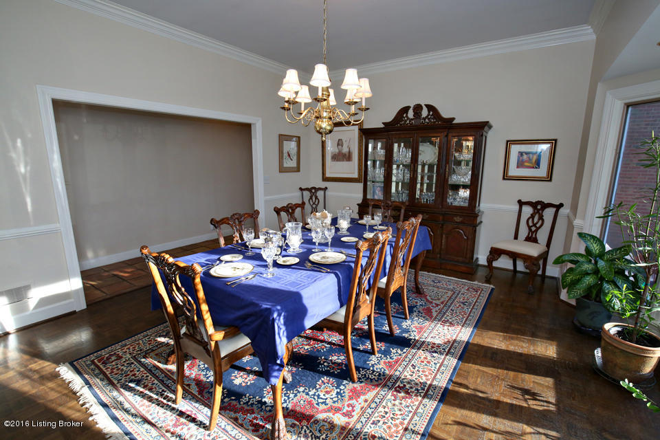 1005 Devon Road Goshen, KY 40026 - Photo 10 of 55 Now this is a dining room! Large enough for all of your furniture including a banquet size dining table! Lots of light from the wall of windows!