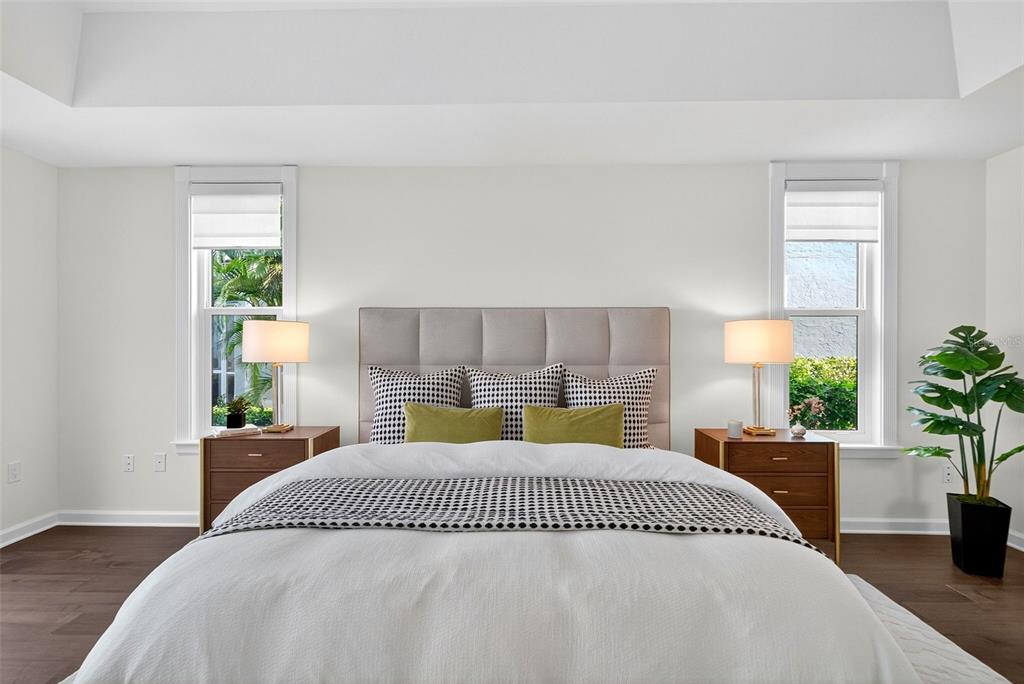 3488 Mistletoe Lane Longboat Key, FL 34228 - Photo 30 of 82 a large white bed in a white room