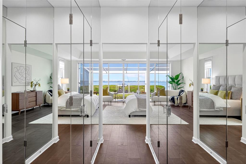 3488 Mistletoe Lane Longboat Key, FL 34228 - Photo 34 of 82 a living room with furniture and a large window