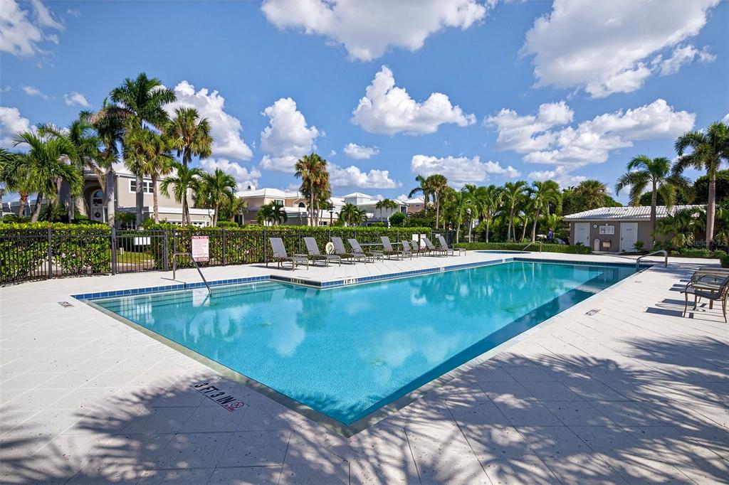 3488 Mistletoe Lane Longboat Key, FL 34228 - Photo 75 of 82 a view of a swimming pool with a lake view