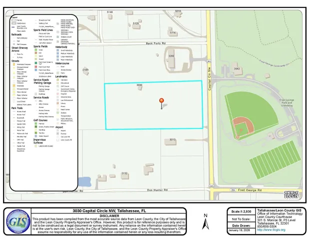$130,000 | 3030 Capital Circle Northwest, Tallahassee, FL 32303