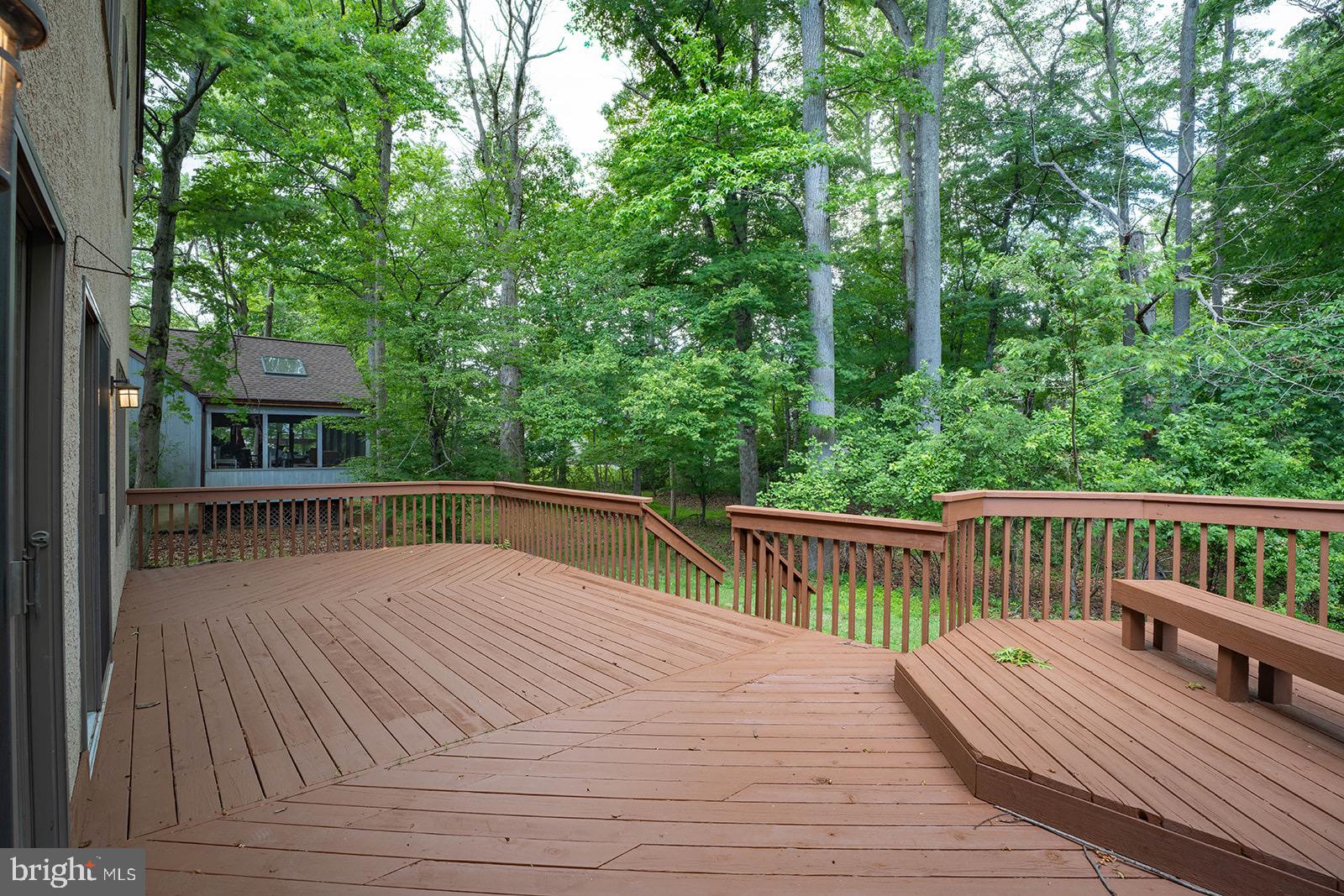491 Kings Road Yardley, PA 19067 - Photo 49 of 52 a view of balcony with deck and a garden
