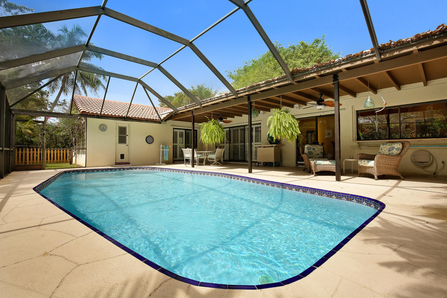 2412 Northwest 35th Street Boca Raton, FL 33431 - Photo 22 of 34 Screened Pool and Patio